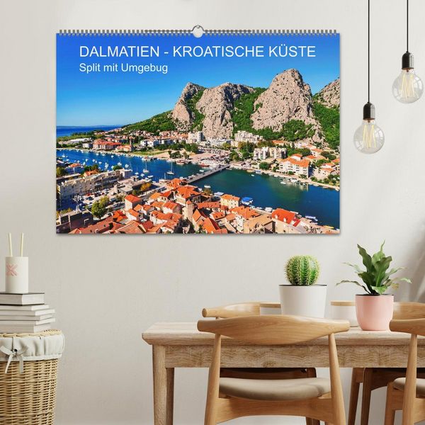 Produktbild: DALMATIEN - KROATISCHE K&Uuml;STE - Split mit Umgebung (Wandkalender 2026 DIN A2 quer), CALVENDO Monatskalender