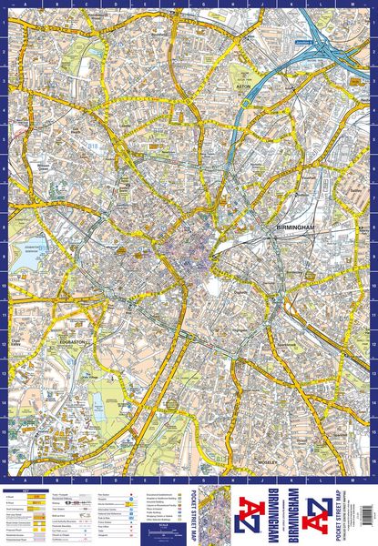 Produktbild: Birmingham Pocket Street Map