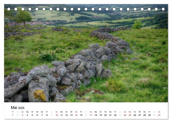 Produktbild: Naturerlebnis im Biosph&auml;renreservat Rh&ouml;n (Tischkalender 2026 DIN A5 quer), CALVENDO Monatskalender