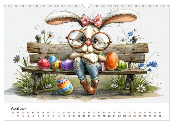 Produktbild: Tieralarm - Fell, Fun & Firlefanz (Wandkalender 2027 DIN A3 quer), CALVENDO Monatskalender