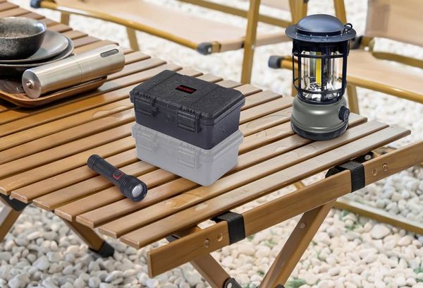 Produktbild: VOLTCRAFT Outdoor Akku-/Batteriekoffer 58x Mignon (AA), Micro (AAA), Mini (AAAA), Knopfzellen (L x B x H) 18.4 x 13.2 x 7.7 cm