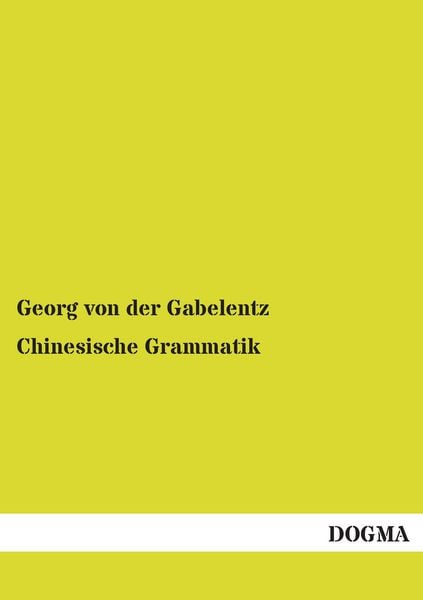 Produktbild: Chinesische Grammatik