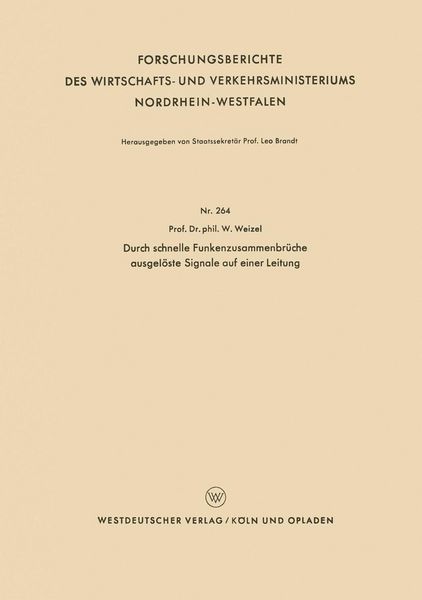 Produktbild: Durch schnelle Funkenzusammenbr&uuml;che ausgel&ouml;ste Signale auf einer Leitung