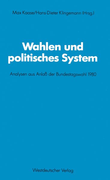 Produktbild: Wahlen und politisches System
