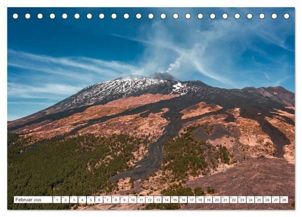 Produktbild: &Auml;tna - Europas h&ouml;chster Vulkan (Tischkalender 2026 DIN A5 quer), CALVENDO Monatskalender