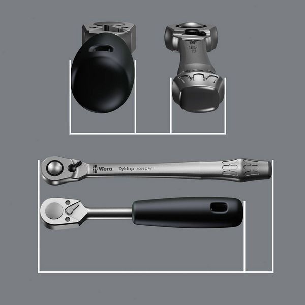 Produktbild: Wera Werk Zyklop Metall-Knarre 004004