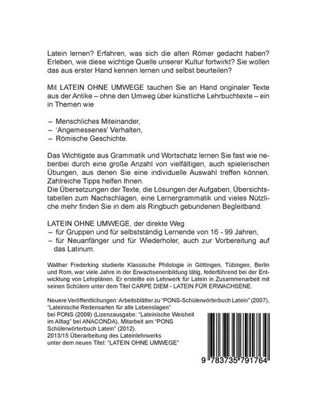 Produktbild: Latein ohne Umwege