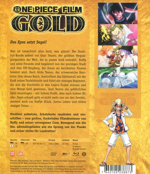 Produktbild: One Piece - 12. Film: Gold