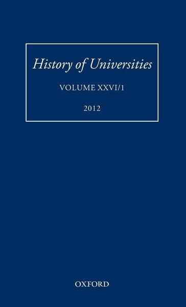 Produktbild: HISTORY OF UNIVERSITIES VOL 26/1 HOU C