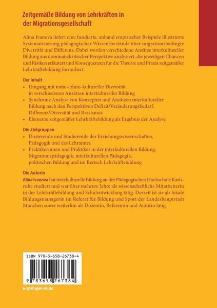 Produktbild: Zeitgem&auml;&szlig;e Bildung von Lehrkr&auml;ften in der Migrationsgesellschaft