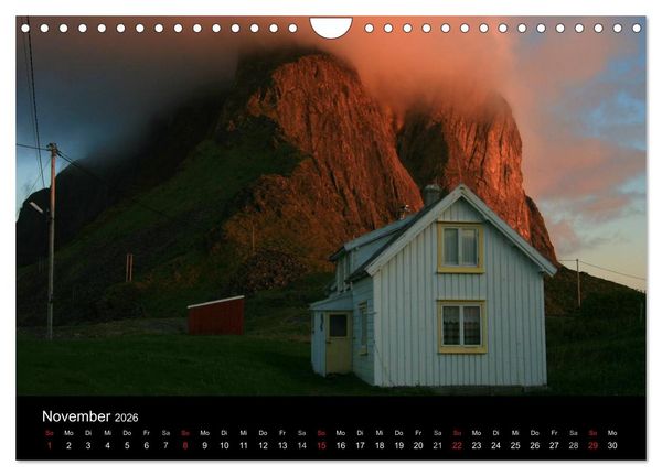 Produktbild: Norwegen 2026 (Wandkalender 2026 DIN A4 quer), CALVENDO Monatskalender