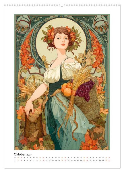 Produktbild: Jugendstil - Die Kunst der Belle &Eacute;poque (Wandkalender 2027 DIN A2 hoch), CALVENDO Monatskalender