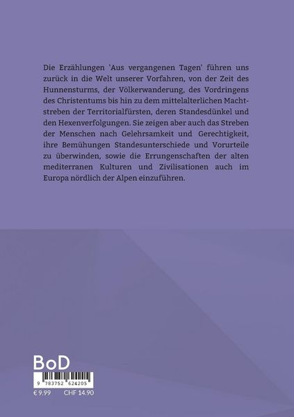Produktbild: Aus vergangenen Tagen