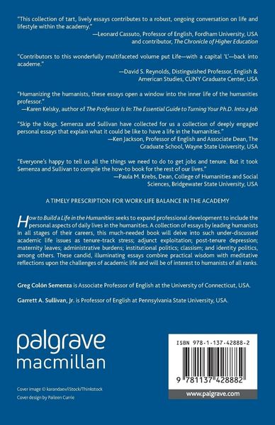 Produktbild: How to Build a Life in the Humanities