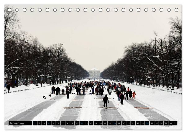 Produktbild: M&uuml;nchen - Facetten einer Stadt (Tischkalender 2026 DIN A5 quer), CALVENDO Monatskalender