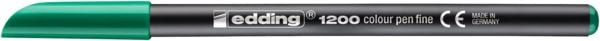 Produktbild: edding 1200 Fasermaler fein gr&uuml;n