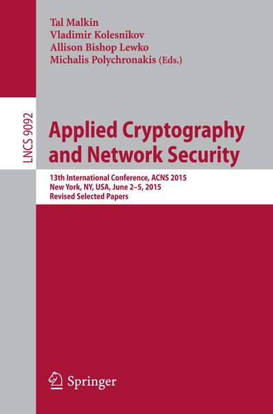 Produktbild: Applied Cryptography and Network Security