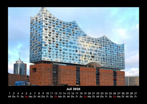 Produktbild: Hamburg 2026 Fotokalender DIN A3