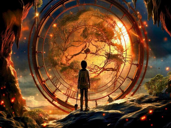 Produktbild: CALVENDO Puzzle Die Zeit | 1000 Teile Lege-Gr&ouml;&szlig;e 64x48cm Foto-Puzzle f&uuml;r gl&uuml;ckliche Stunden