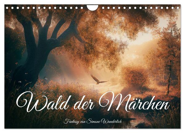 Wald der Märchen (Wandkalender 2026 DIN A4 quer), CALVENDO Monatskalender
