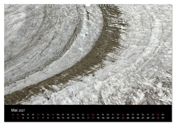 Produktbild: Faszinierende Gletscherwelt - entlang des Gro&szlig;en Aletsch (Wandkalender 2027 DIN A2 quer), CALVENDO Monatskalender