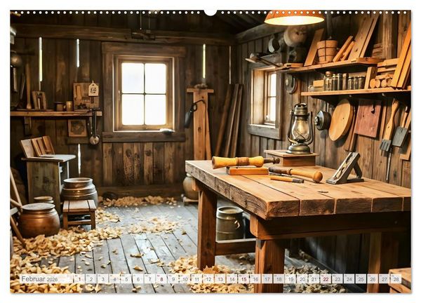 Produktbild: Wo der Tag nach Heu duftet - Zw&ouml;lf stille Monatsmomente im b&auml;uerlichen Rhythmus der Natur (hochwertiger Premium Wandkalender 2026 DIN A2 quer), Kunstdruck in Hochglanz