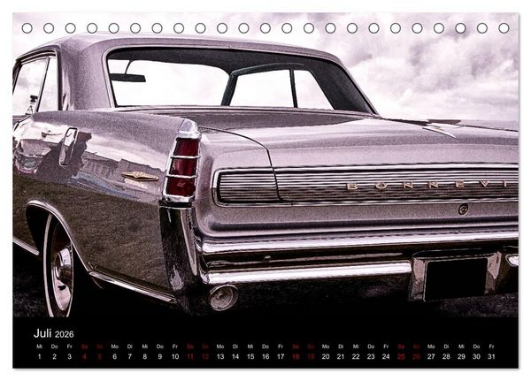 Produktbild: American Automobile (Tischkalender 2026 DIN A5 quer), CALVENDO Monatskalender