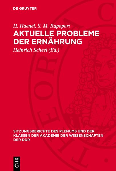 Produktbild: Aktuelle Probleme der Ern&auml;hrung