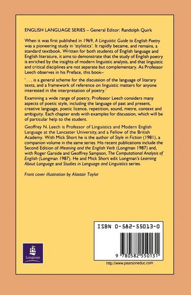 Produktbild: A Linguistic Guide to English Poetry