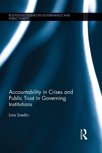 Produktbild: Accountability in Crises and Public Trust in Governing Institutions