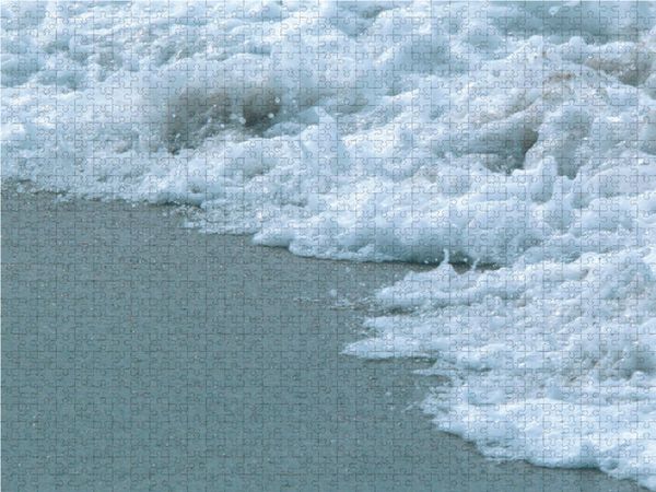 Produktbild: CALVENDO Puzzle Die Gischt am Strand 1000 Teile Lege-Gr&ouml;&szlig;e 64 x 48 cm Foto-Puzzle Bild von Youlia