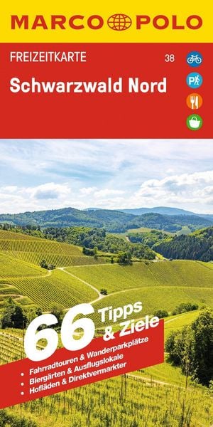 Produktbild: MARCO POLO Freizeitkarte 38 Schwarzwald Nord 1:100.000