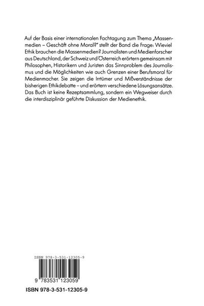 Produktbild: Medien-Ethik