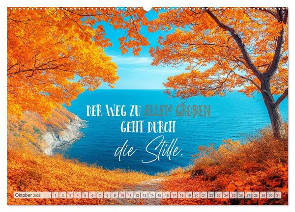 Produktbild: SEELENZEIT Ein Jahr voller Achtsamkeit (hochwertiger Premium Wandkalender 2026 DIN A2 quer), Kunstdruck in Hochglanz