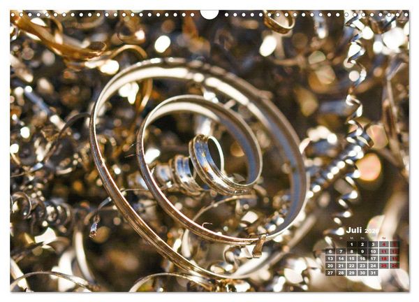Produktbild: Metall - Schrott kunstvoll in Szene gesetzt (Wandkalender 2026 DIN A3 quer), CALVENDO Monatskalender