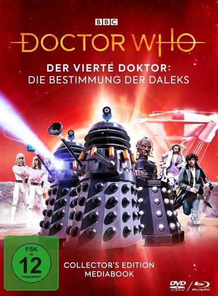Doctor Who: Der Vierte Doktor - Die Bestimmung der Daleks - Limited Mediabook Edition (DVD & Blu-ray Combo) LTD., Blu-ray