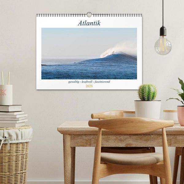 Produktbild: Atlantik - gewaltig, kraftvoll, faszinierend (Wandkalender 2026 DIN A3 quer), CALVENDO Monatskalender