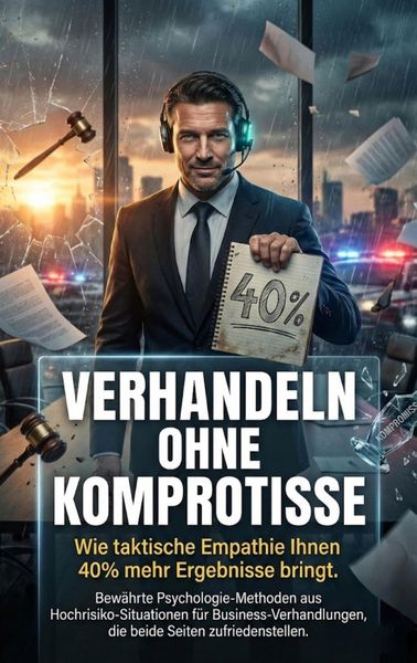 Produktbild: Verhandeln ohne Kompromisse: Wie taktische Empathie Ihnen 40% mehr Ergebnisse bringt