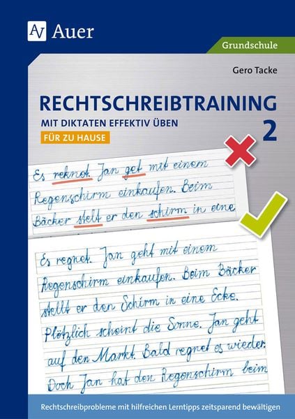 Produktbild: Rechtschreibtraining: Mit Diktaten effektiv &uuml;ben 2