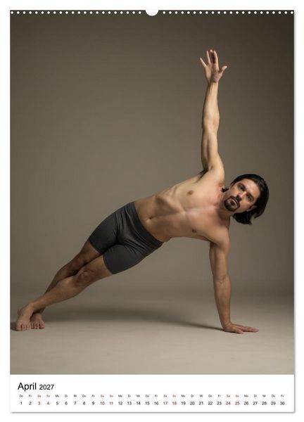 Produktbild: Yoga f&uuml;r Helden (hochwertiger Premium Wandkalender 2027 DIN A2 hoch), Kunstdruck in Hochglanz
