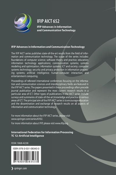 Produktbild: Artificial Intelligence Applications and Innovations. AIAI 2022 IFIP WG 12.5 International Workshops