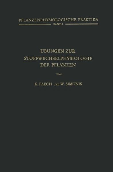 Produktbild: &Uuml;bungen zur Stoffwechselphysiologie der Pflanzen