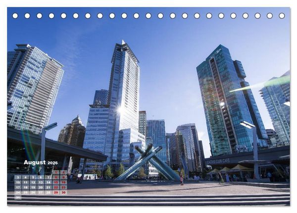 Produktbild: Vancouver & British Columbia (Tischkalender 2026 DIN A5 quer), CALVENDO Monatskalender