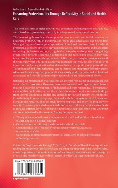 Produktbild: Enhancing Professionality Through Reflectivity in Social and Health Care