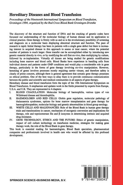 Produktbild: Hereditary Diseases and Blood Transfusion