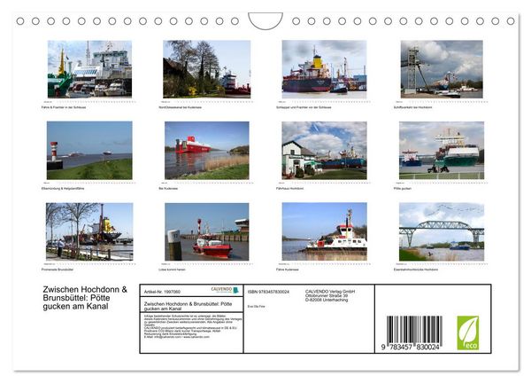 Produktbild: Zwischen Hochdonn & Brunsb&uuml;ttel: P&ouml;tte gucken am Kanal (Wandkalender 2026 DIN A4 quer), CALVENDO Monatskalender