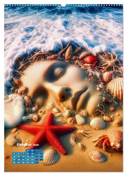 Produktbild: Aus Sand und Meerschaum! (Wandkalender 2026 DIN A2 hoch), CALVENDO Monatskalender