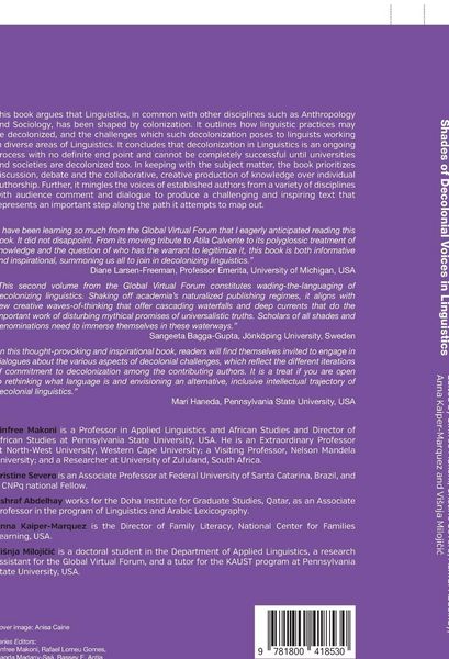 Produktbild: Shades of Decolonial Voices in Linguistics