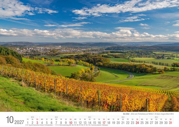Produktbild: Eifel 2027 Bildkalender A3 Spiralbindung