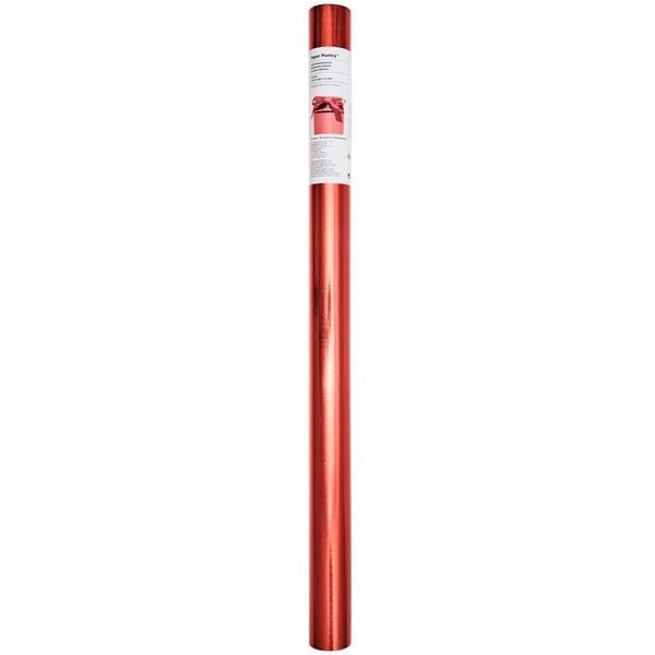 Geschenkpapier Metallic Rot,